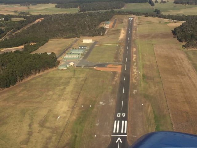 From the air