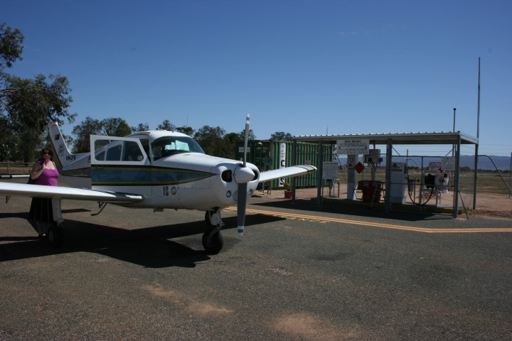 Refuelling at Port Pirie on the way to Ballarat