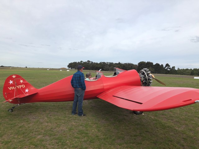 Preparing for first flight