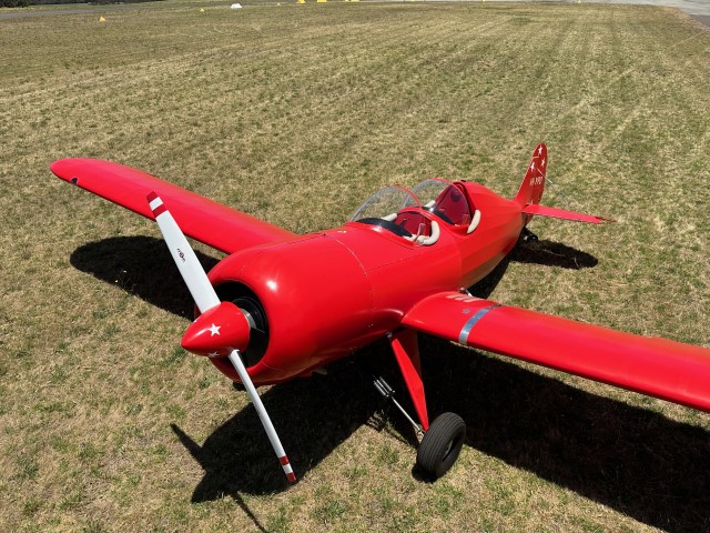 A nice looking aircraft out in the sun