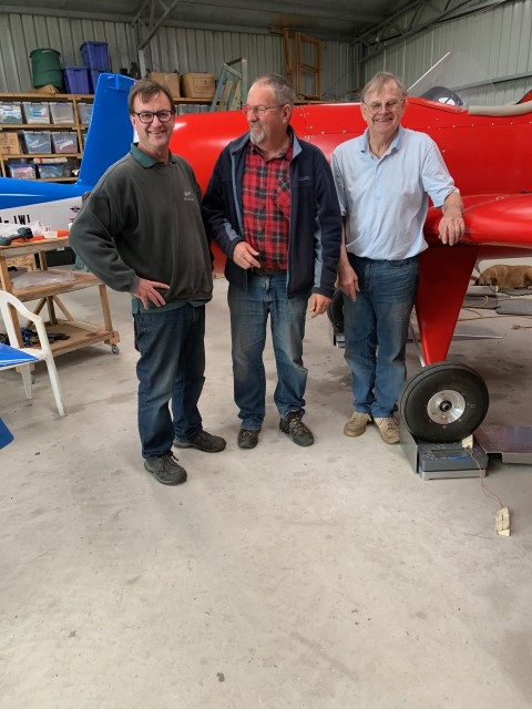 Wayne, Kit and Fred after installing Lycoming IO320