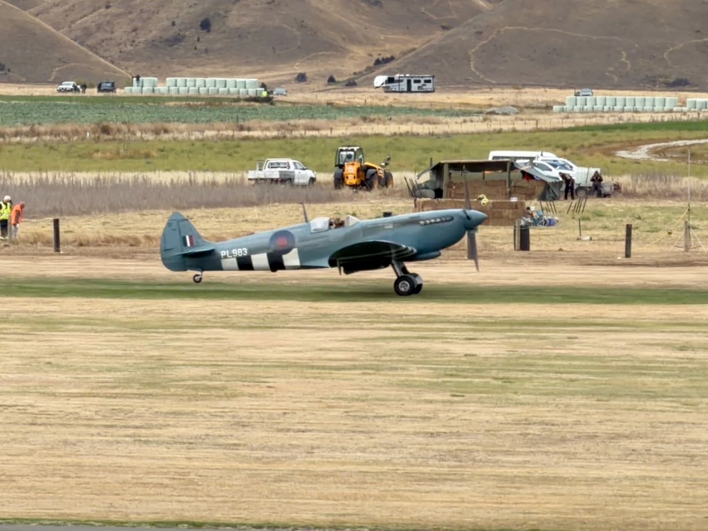 A very rare visitor from Britain, Spitfire PL983 was built in 1944 as a dedicated high-altitude photographic-reconnaissance aircraft. Unlike the armed fighter versions of the Spitfire, the PR.XI carried cameras and additional fuel for long-range reconnaissance missions. Finished in distinctive PR Blue and powered by a Rolls-Royce Merlin 70, PL983 saw wartime RAF service in Europe and survives today as one of the world's few flying PR.XI Spitfires.
