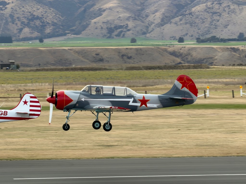 Developed during the 1970s as a Soviet military and aerobatic trainer, the Yak-52 is powered by a 360 hp Vedeneyev M14P nine-cylinder radial engine. Its rugged construction, tandem cockpit, inverted fuel and oil systems and highly responsive controls make it an exceptionally capable aerobatic aircraft. An unusual feature is its extensive pneumatic system, with compressed air used to start the engine and operate the landing gear, flaps and brakes.