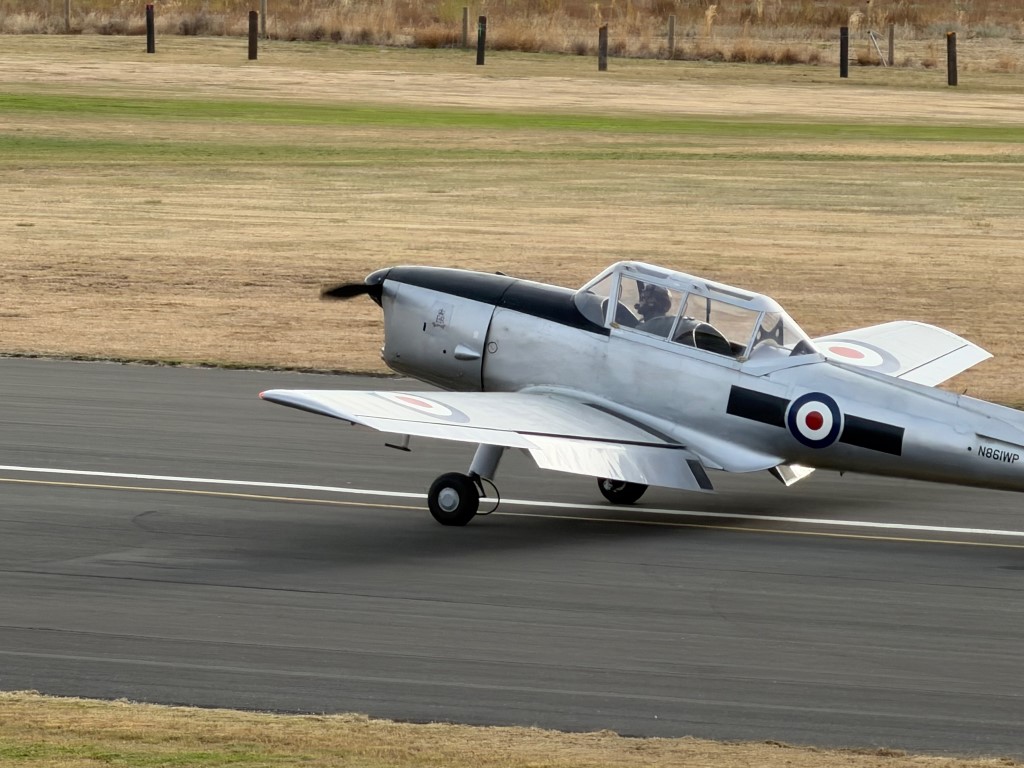 This beautifully preserved de Havilland Chipmunk has a fascinating royal connection. Built in 1952 as RAF WP861, it was the first aircraft flown by Prince Philip, Duke of Edinburgh, during his flying training. He logged 16 hours and 35 minutes in WP861, including his basic-stage flight test. After a long RAF career the aircraft eventually travelled to the United States and later New Zealand, retaining the US registration N861WP as a reminder of its original RAF identity. It remains airworthy and was displayed at Warbirds Over Wanaka 2026.